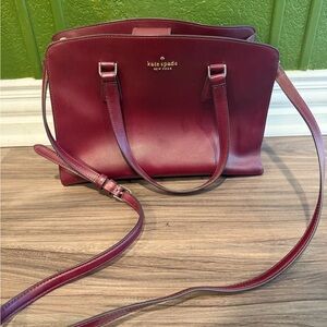 Kate Spade Perry Deep Red Shoulder Bag